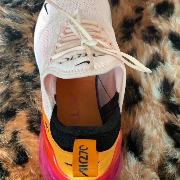 Nike Shoes Womens Pink And Orange Nike Airmax 27 Poshmark